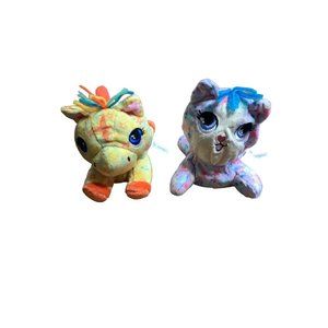 Sunny Days Ravel Tales Stars Pony Horse Rare Yarn Cat Plush Stuffed Animals 5”